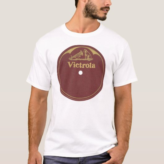 Victrola Record Label - leeg T-shirt (Voorkant)
