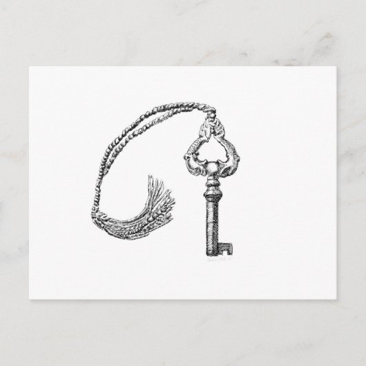 Victrola Sleutel Briefkaart (Voorkant)