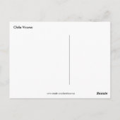 Vicuna Llama Chile Briefkaart (Achterkant)