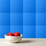 Vid blauw, vast tegeltje<br><div class="desc">Vast kleurenlevendig blauw ontwerp.</div>