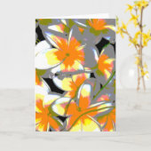 vid bouquet verticaal kaart (Gele Bloem)