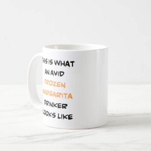 vid - drinker margarita drinker koffiemok (Voorkant links)