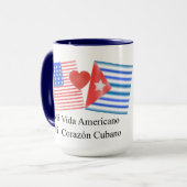 Vida americano, corazón cubano mok (Voorkant links)
