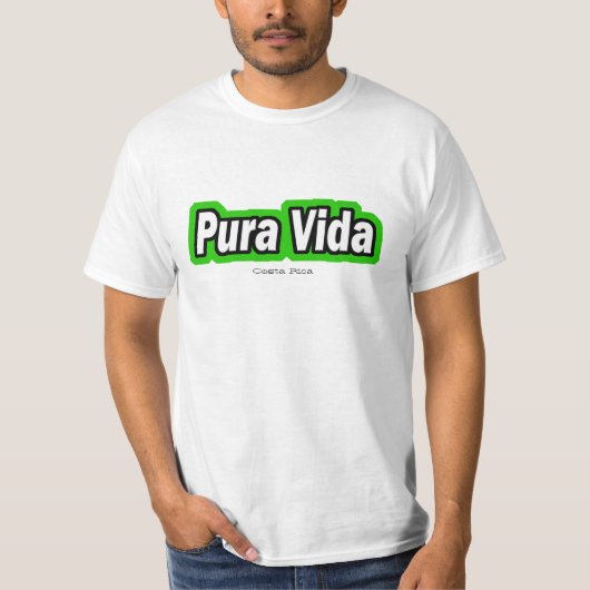 Vida, Costa Rica - Gepersonaliseerd T-shirt (Voorkant)