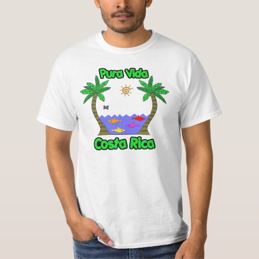 Vida Costa Rica T-shirt (Voorkant)