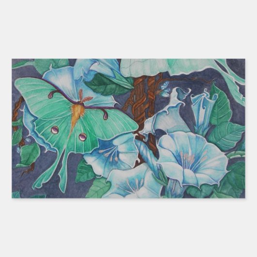 Vida de la Luna Rechthoekige Sticker (Voorkant)