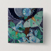 Vida de la Luna Vierkante Button 5,1 Cm (Voorkant)