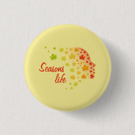 Vida de las estaciones ronde button 3,2 cm