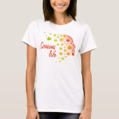 Vida de las estaciones t-shirt (Voorkant)