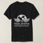 Vida Divina White logo Order T shirt, kleding, Pet T-shirt (Design voorkant)