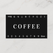 Vida Double Number Loyalty Coffee Punch Card (Voorkant)