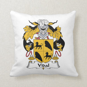 Vidal Family Crest Kussen