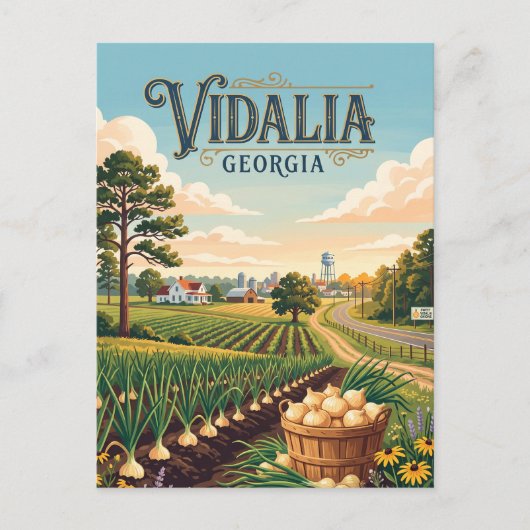 Vidalia, Georgia Briefkaart (Voorkant)