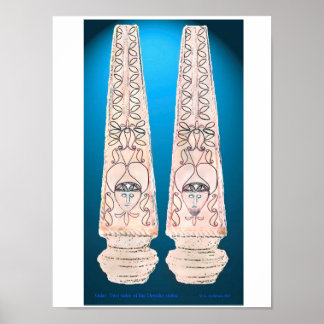 Vidar Flame-kolom Poster