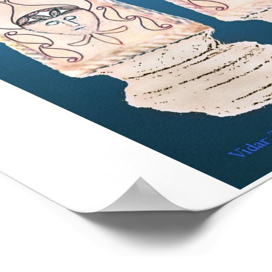 Vidar Flame-kolom Poster (Hoek)