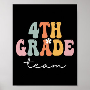 Vide Gradenteam Retro Groovy Vrouwen Happy First D Poster