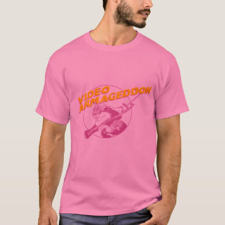 Video Armageddon - Roze Mannen van 80 jaar T-shirt