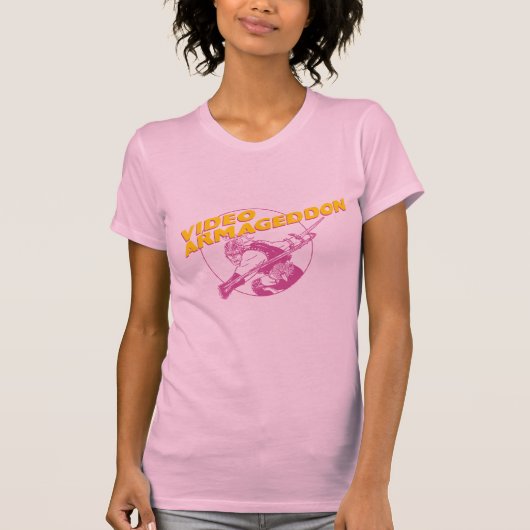 Video Armageddon - Roze vrouwen van 80 jaar T-shirt (Voorkant)