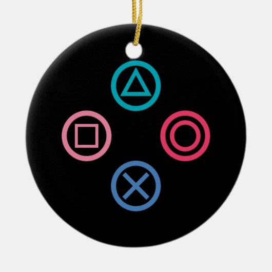 Video-Button Pad Keramisch Ornament (Voorkant)