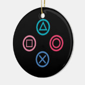 Video-Button Pad Keramisch Ornament (Links)