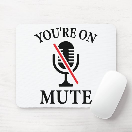 Video Call, You're On Mute, You're On Mute Muismat (Met muis)