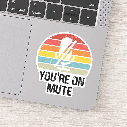 Video Call, You're On Mute, You're On Mute Sticker (Detail)