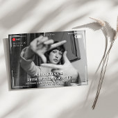 Video Camera Foto 30ste Verjaardagsfeest Kaart