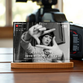 Video Camera Foto 30ste Verjaardagsfeest Kaart