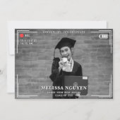 Video Camera Foto Afstuderen Aankondiging (Voorkant)