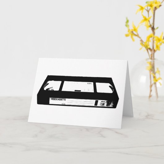 Video Cassette VHS Kaart (Gele Bloem)