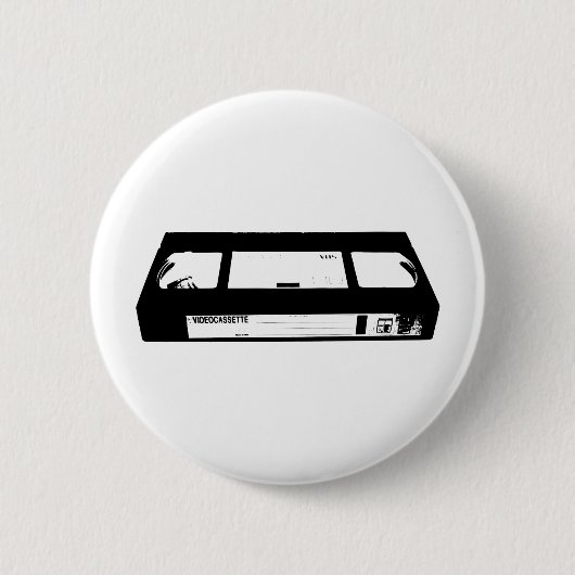 Video-cassette VHS Ronde Button 5,7 Cm (Voorkant)