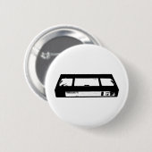 Video-cassette VHS Ronde Button 5,7 Cm (Voorkant /achterkant)