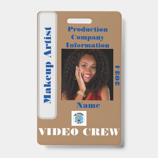 Video Crew-badge Badge (Voorkant)