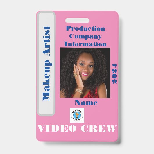 Video Crew-badge Badge (Voorkant)