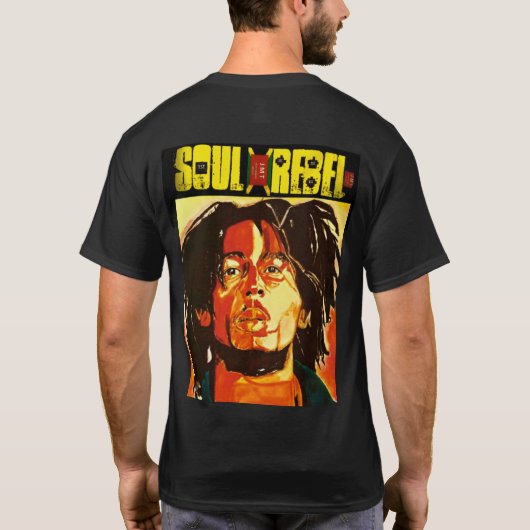 VIDEO DANCE PARTY Merch Basic Donker T-shirt (Achterkant)