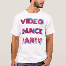 VIDEO DANCE PARTY TV Heren Basic T-shirt