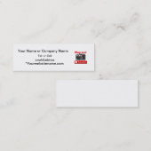 Video Dominion YouTube Subscription and Play Mini Visitekaartje (Voorkant / Achterkant)