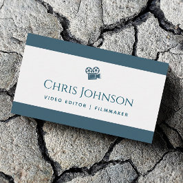 Video Editor Filmmaker Productie Director Blauwgro Visitekaartje