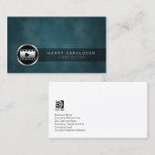 Video Editor Video Clip Icon Grunge Visitekaartje (Voorkant / Achterkant)