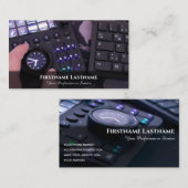 Video-editor visuele effecten specialist digitale  visitekaartje (Voorkant / Achterkant)