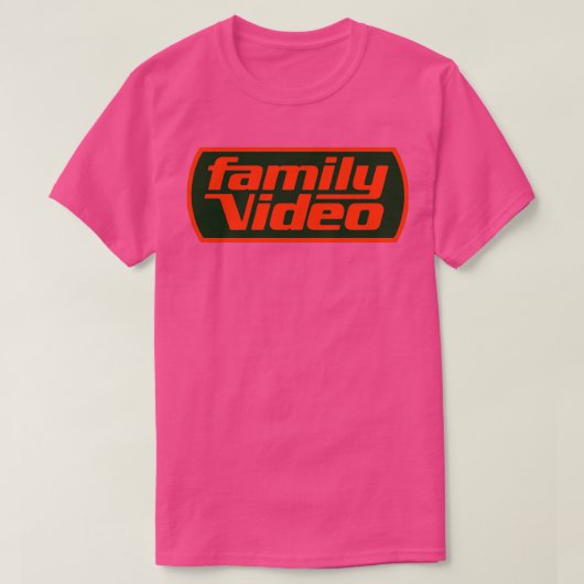 Video familie t-shirt (Design voorkant)
