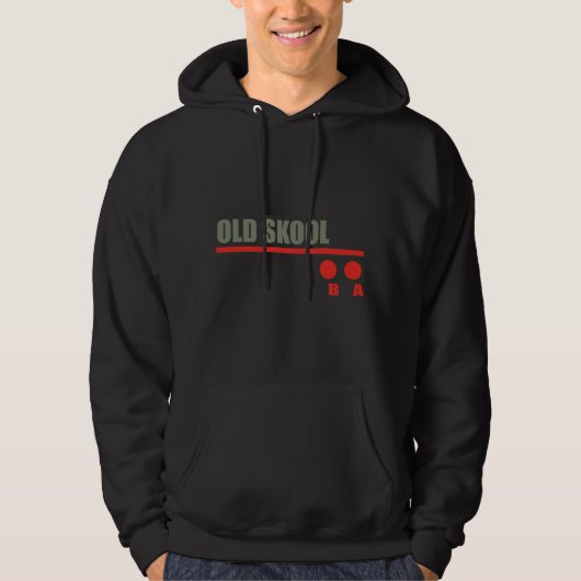 Video Game 101 op de Oude School Hoodie (Voorkant)