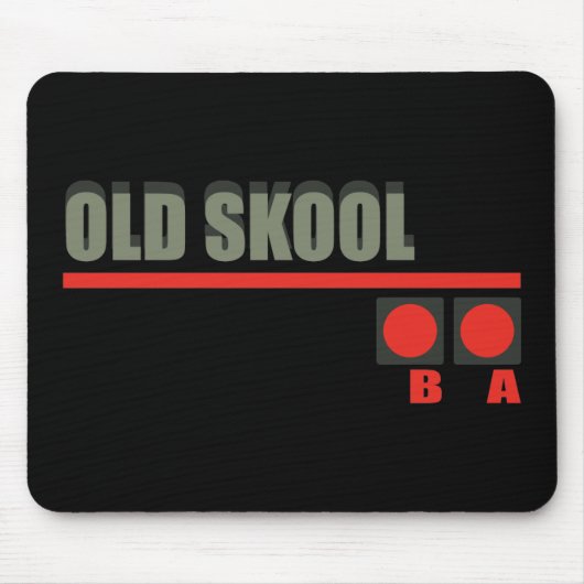 Video Game 101 op de Oude School Muismat (Voorkant)