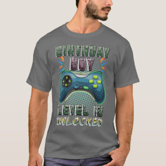 Video game 13th Birthday Gamer Boys Level 13 Unlo T-shirt