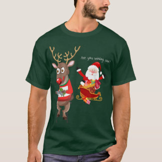 video game addictive deer Christmas  T-shirt
