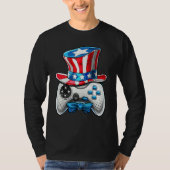 Video Game American Flag oom Sam Gam T-shirt (Voorkant)