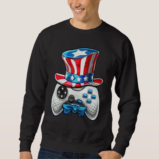 Video Game American Flag oom Sam Gam Trui (Voorkant)