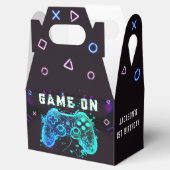 Video Game Arcade Birthday Party Favor Box Bedankdoosjes (Geopend)