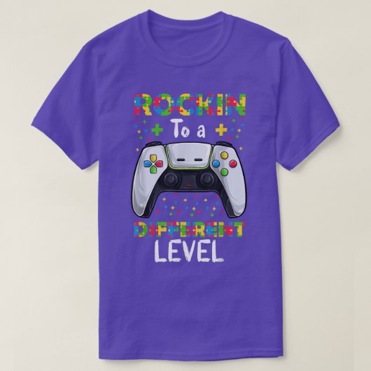 Video Game Autism Awareness Shirt Toddler Autistic (Design voorkant)