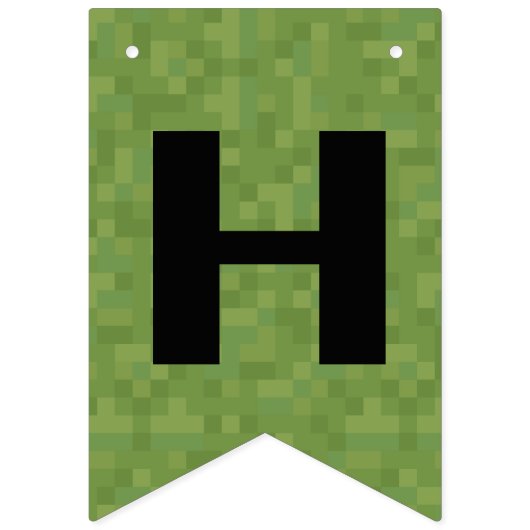 Video-game Birthday-banner Vlaggetjes (Tweede vlag)